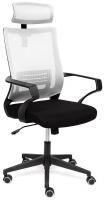 Кресло компьютерное TetChair Mesh-4HR (Чёрн.+серая ткань) фото Кресло компьютерное TetChair Mesh-4HR (Чёрн.+серая ткань)