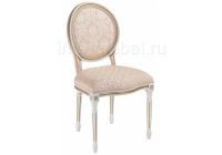 Стул деревянный Данте молочный с золотой патиной. Фото №1