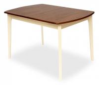 Стол ROBERTO (mod. EHR3248R+12 H4) дерево гевея/мдф, 80х120+30х76см, rustic oak+cream (дуб+кремовый) фото Стол ROBERTO (mod. EHR3248R+12 H4) дерево гевея/мдф, 80х120+30х76см, rustic oak+cream (дуб+кремовый). Фото №1