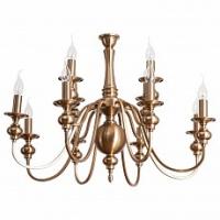 Подвесная люстра Arte Lamp Passoni A6097LM-12PB фото Подвесная люстра Arte Lamp Passoni A6097LM-12PB. Фото №1