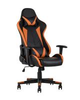 Кресло игровое TopChairs Gallardo оранжевое фото Кресло игровое TopChairs Gallardo оранжевое. Фото №1