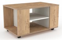 Стол журнальный Capri НМ 011.42 Белый текстурный/Дуб Бунратти фото Стол журнальный Capri НМ 011.42 Белый текстурный/Дуб Бунратти