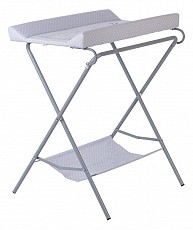 Стол пеленальный Polini kids Бегемотик, серый. Фото