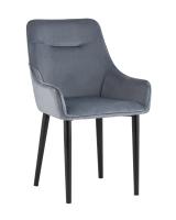 Стул Джоан велюр серый фото Стул Джоан велюр серый. Фото №1