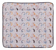 Матрас пеленальный Polini kids Волшебный Единорог, серый. Фото