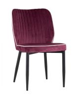 Стул Лоренс велюр бордовый. Фото №1