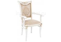 Стул деревянный Mariano молочное / патина. Фото №1