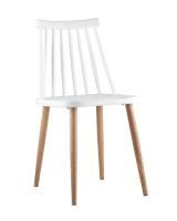 Стул Морган пластиковый белый. Фото №1