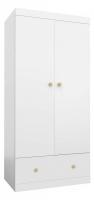 Шкаф платяной Polini kids Fun 890, белый