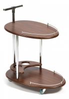 Стол сервировочный FAIRPORT МДФ/металл, 70*47*80,5 см, Орех