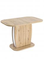 Стол Barrel 110-145*70 дуб/белый. Фото №1