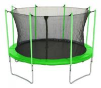 Батут AL-in360 3600 мм, зеленый, черный