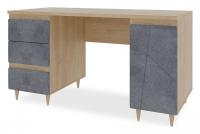 Киото СТЛ.339.06 Стол Дуб небраска/Бетон тёмный