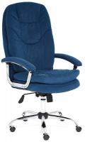 Кресло офисное TetChair Softy Lux (флок, синий, 32) фото Кресло офисное TetChair Softy Lux (флок, синий, 32)