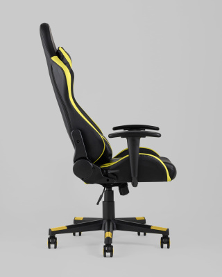 Кресло игровое TopChairs Gallardo желтое фото Кресло игровое TopChairs Gallardo желтое. Фото №4
