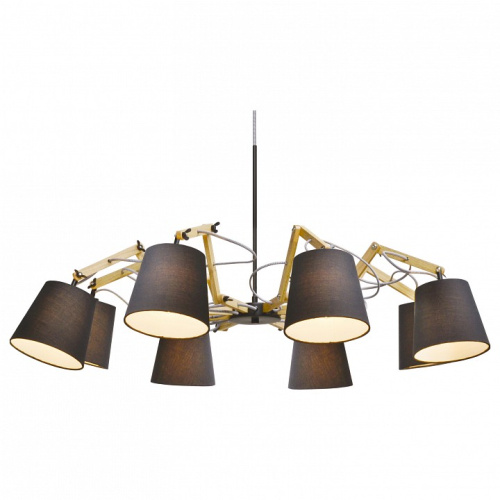 Подвесная люстра Arte Lamp Pinocchio A5700LM-8BK. Фото №1