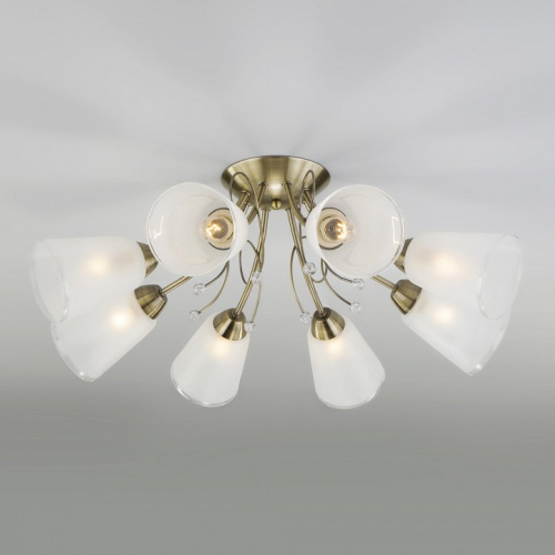 Потолочная люстра Eurosvet Patrice 30150/8 античная бронза. Фото №1