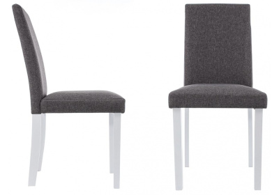 Стул деревянный Стул Gross white / dark grey. Фото №2