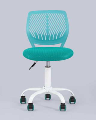 Кресло компьютерное детское Анна бирюзовый. Фото