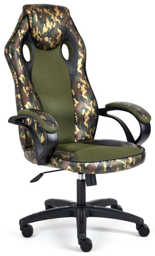 Кресло офисное TetChair Racer GT Military (хаки) фото Кресло офисное TetChair Racer GT Military (хаки). Фото №1