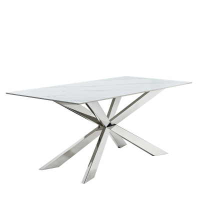 Стол T088 (180) камень белый матовый Calacata. Фото №2