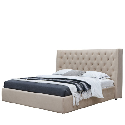 Кровать 1726 BEIGE бежевая фото Кровать 1726 BEIGE бежевая. Фото №3