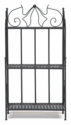 Этажерка Secret De Maison 002, сплав металла/аллюмиий, 59х30х118см, черный. Фото №2