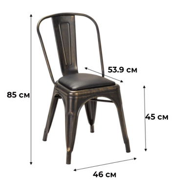 Стул Tolix Белый. Фото №3