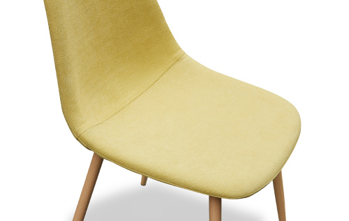 Стул DC350 желтый/дерево. Фото №6