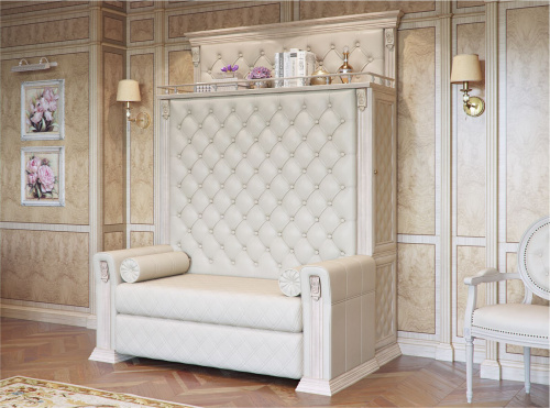 Диван со спальным местом для кабинета Б 5.18 Карамель/Беж. Фото №1