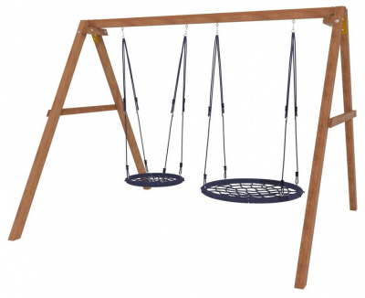 Качели детские Р911-21, коричневый. Фото
