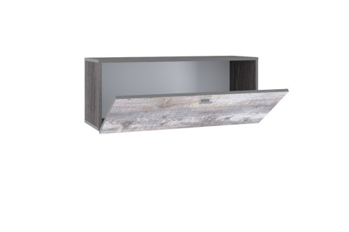 НМ 014.21-01 Шкаф навесной Urban (открывание вниз), Бетон Пайн темный, Ясень Анкор темный фото НМ 014.21-01 Шкаф навесной Urban (открывание вниз), Бетон Пайн темный, Ясень Анкор темный. Фото №2