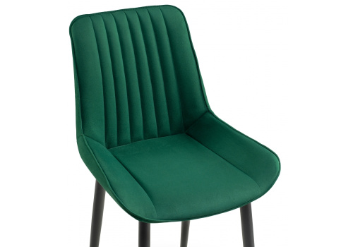 Стул Седа велюр зеленый / черный фото Стул Седа велюр зеленый / черный. Фото №5