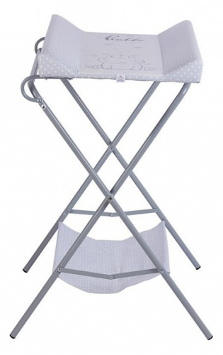 Стол пеленальный Polini kids Бегемотик, серый. Фото №4