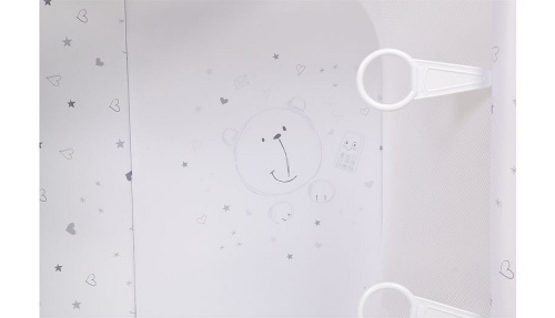 Манеж Polini Kids Comfort, белый. Фото №7