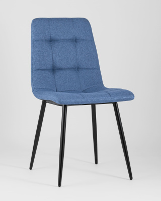 Стул Вольт рогожка синий. Фото