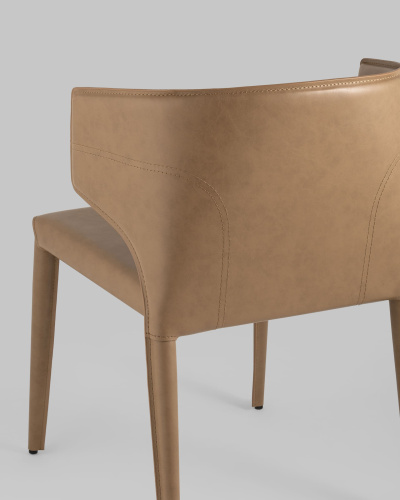 Стул Арманд экокожа коричневый. Фото №8