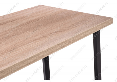 Стол Лофт сонома / черный матовый. Фото