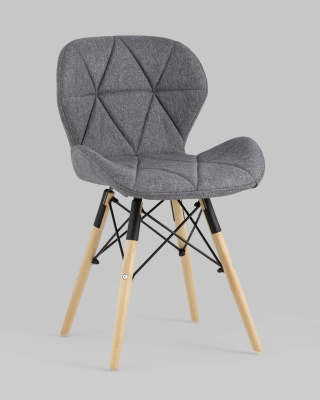 Стул Бон рогожка темно-серый. Фото