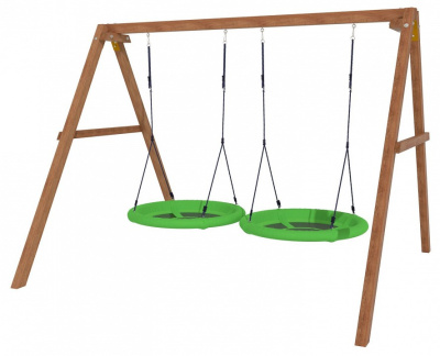 Качели детские Р911-30, коричневый. Фото