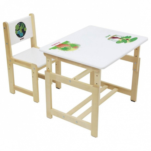 Набор учебный Polini kids Eco 400 SM, белый. Фото №4