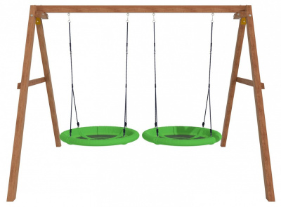 Качели детские Р911-30, коричневый. Фото