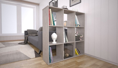 Стеллаж Polini Home Smart, серый. Фото