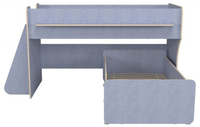 Кровать двухъярусная Р444, голубой. Фото