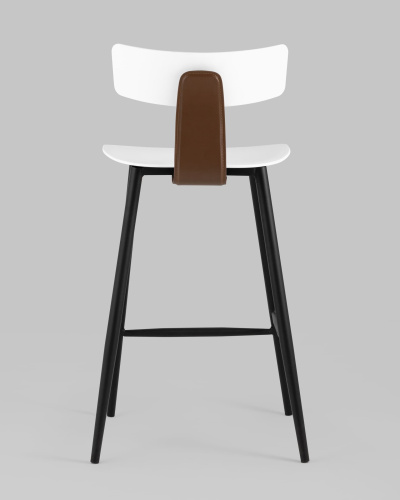 Стул полубарный ANT белый. Фото №6