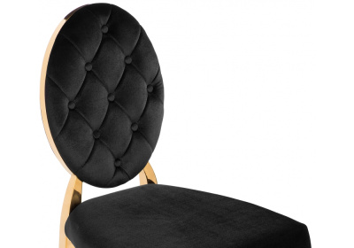 Стул Odda черный / золотой. Фото №3