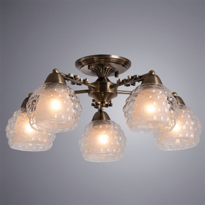 Потолочная люстра Arte Lamp Malina A7695PL-5AB. Фото