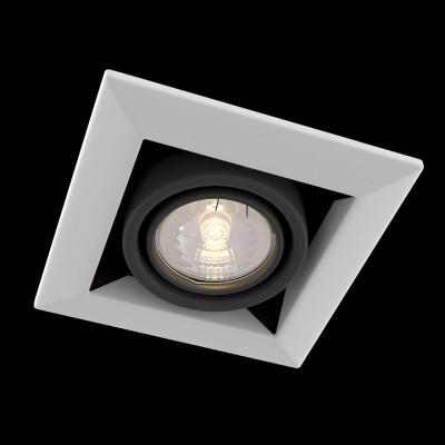 Встраиваемый светильник Maytoni Metal Modern DL008-2-01-W фото Встраиваемый светильник Maytoni Metal Modern DL008-2-01-W. Фото №2
