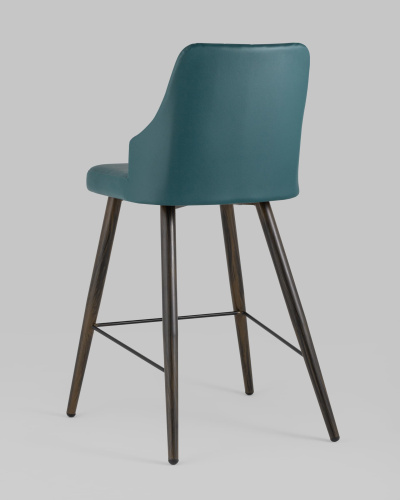 Стул полубарный Коналл экокожа темно-синий. Фото №7