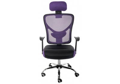 Компьютерное кресло Lody 1 фиолетовое / черное фото Компьютерное кресло Lody 1 фиолетовое / черное. Фото №2